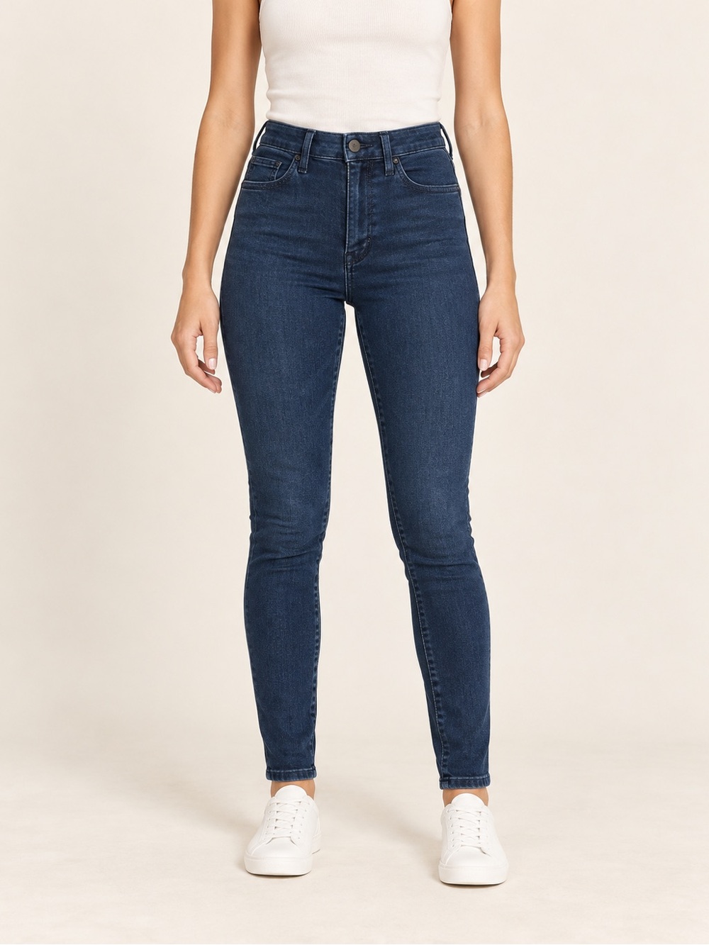 Levi's Women's High-Rise Skinny Jeans in Dark Indigo